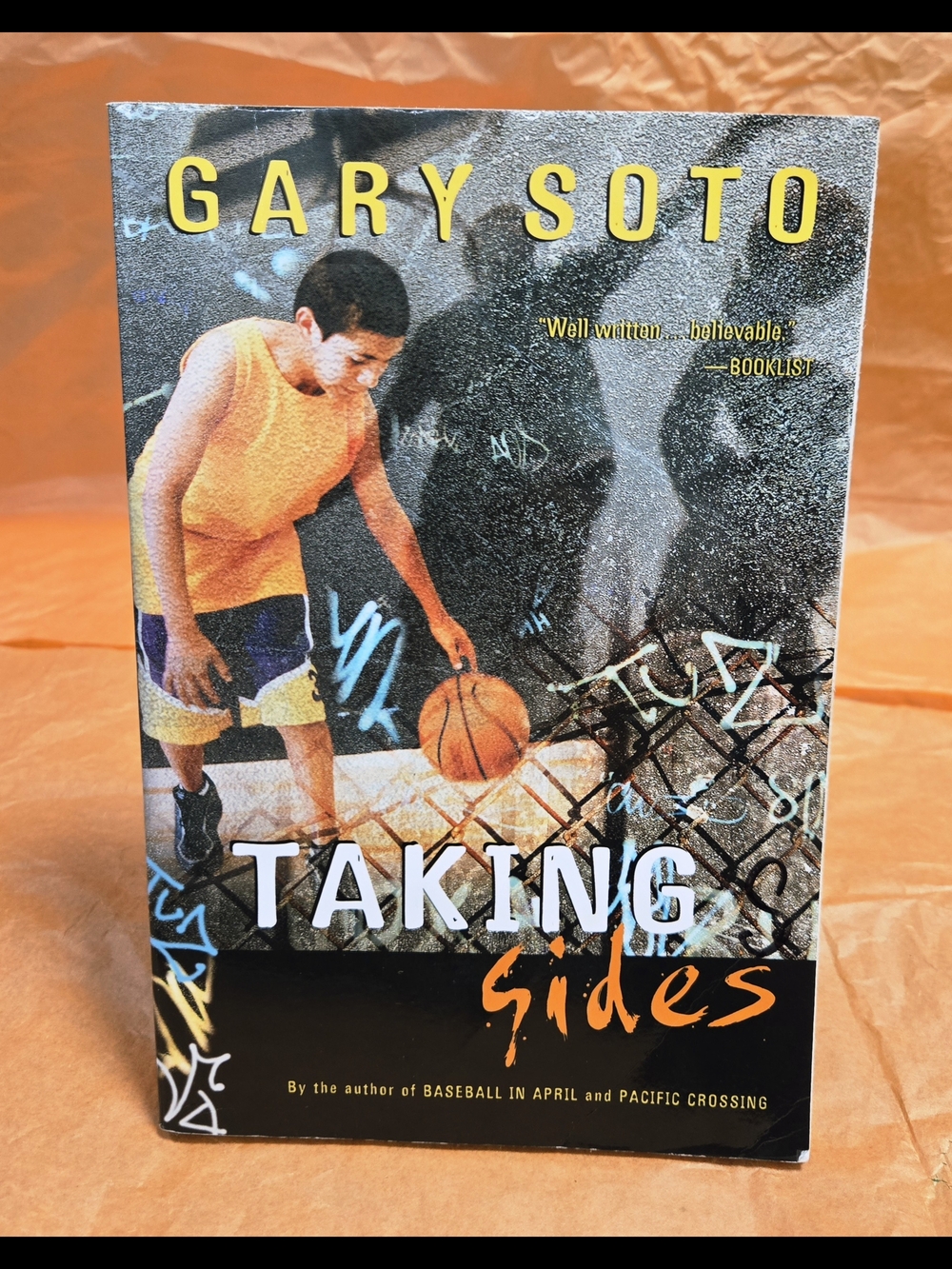 TALKIN SIDES GARY SOTO PAPERBACK BOOK